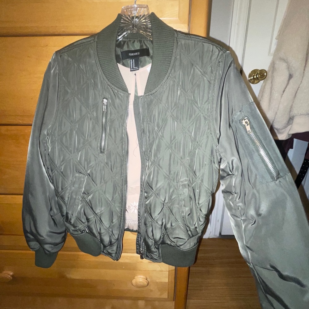 JUNIOR ARMY GREEN JACKET